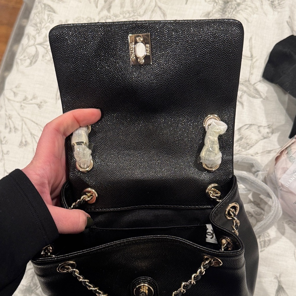 Chanel style mini backpack - Picture 6 of 12